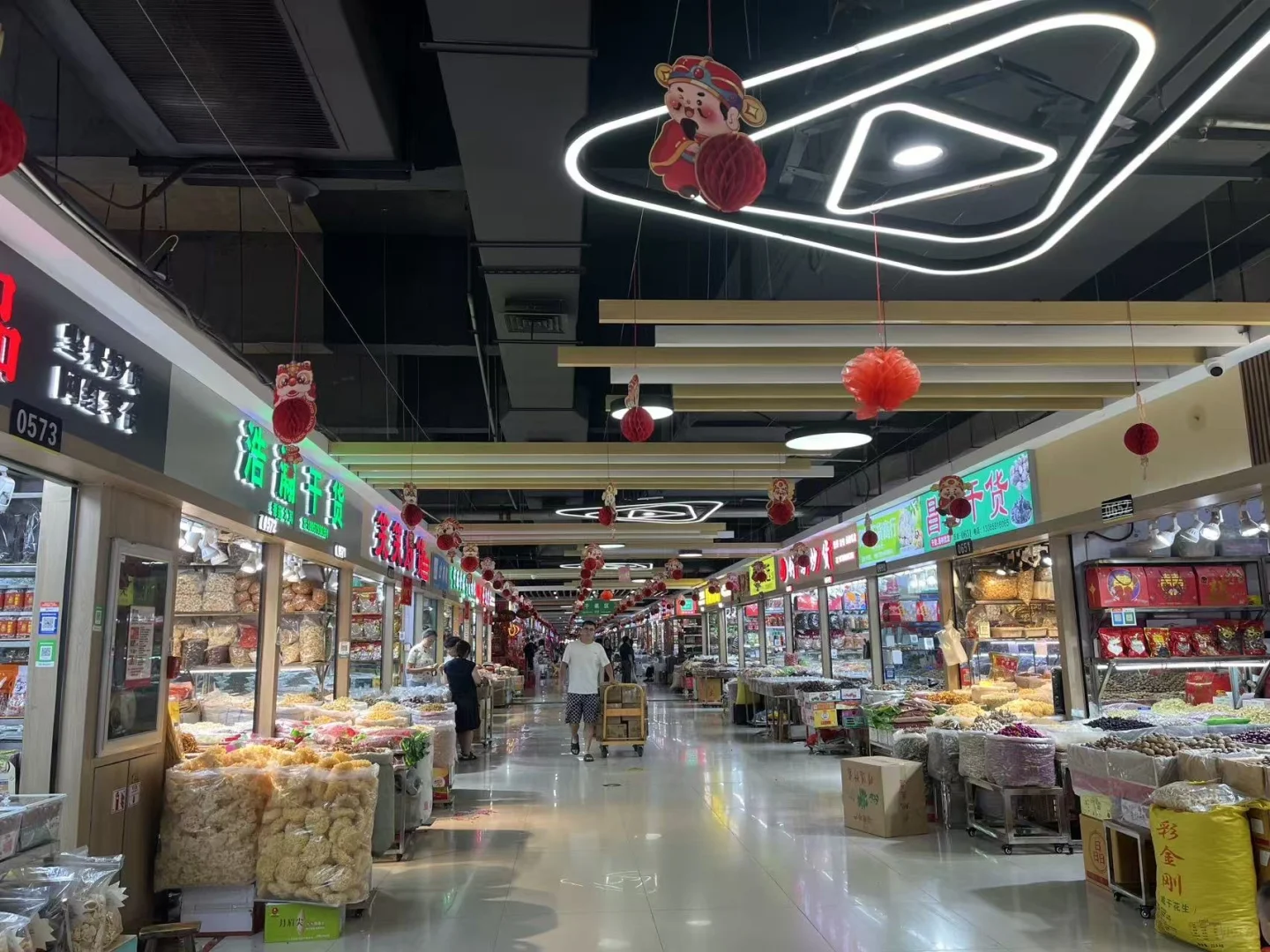 琳琅满目，各类商品数不胜数