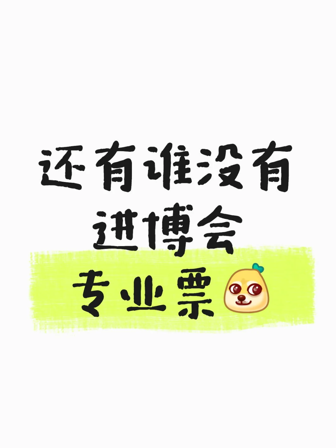 上海进博会专业票，再捞几个