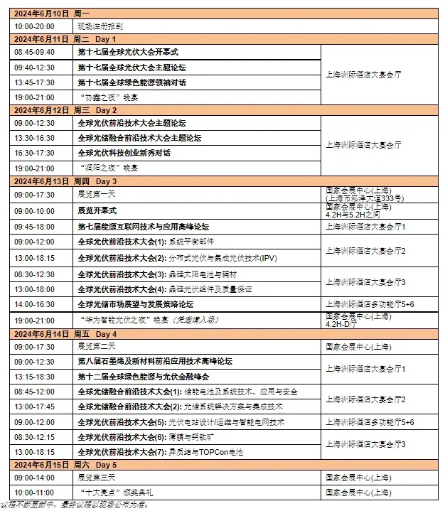 SNEC 2024?6.11-6.15?观展指南?♻️?♻️