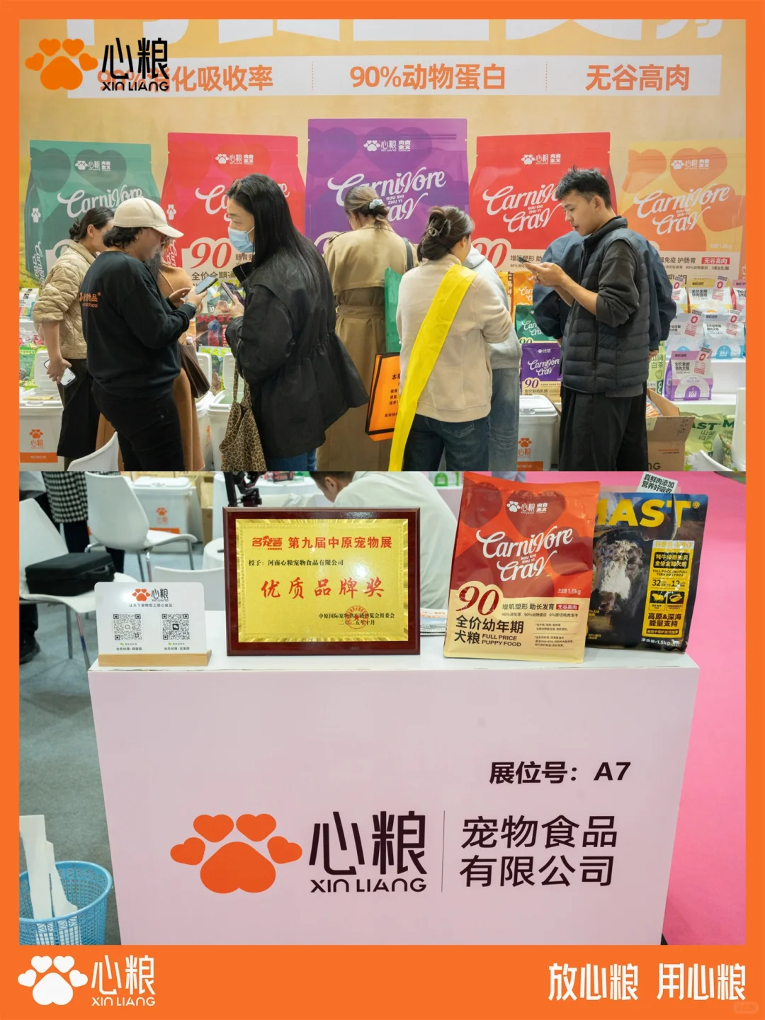 直击现场！心粮带你云逛中原宠物展?✨