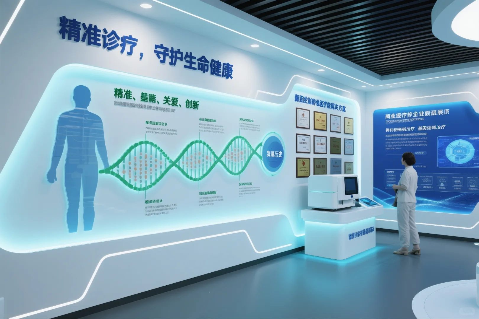 053|AI-100套展厅案例|精准医疗行业