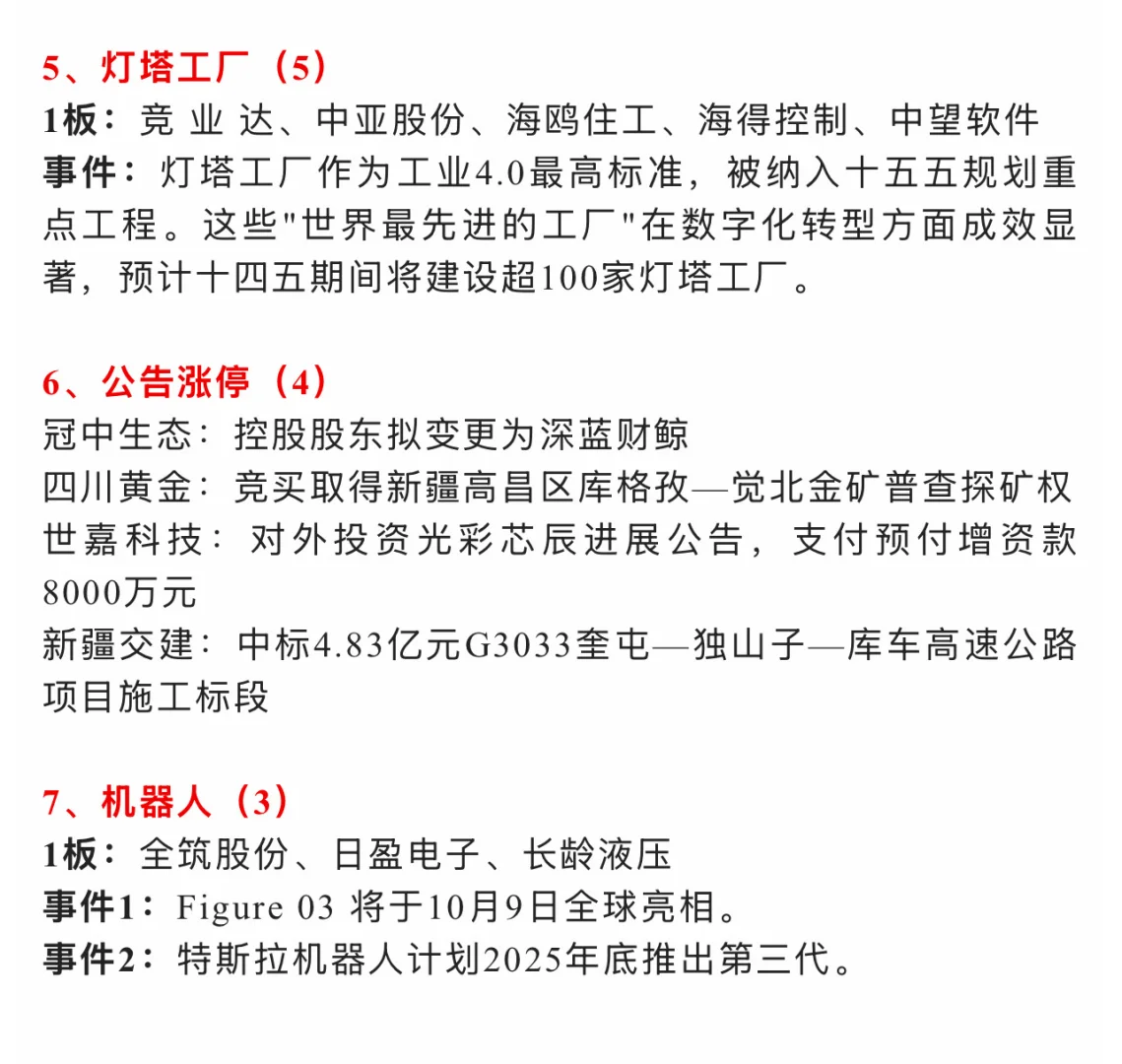 ?【10月10日 | 周五盘前热点速递】?