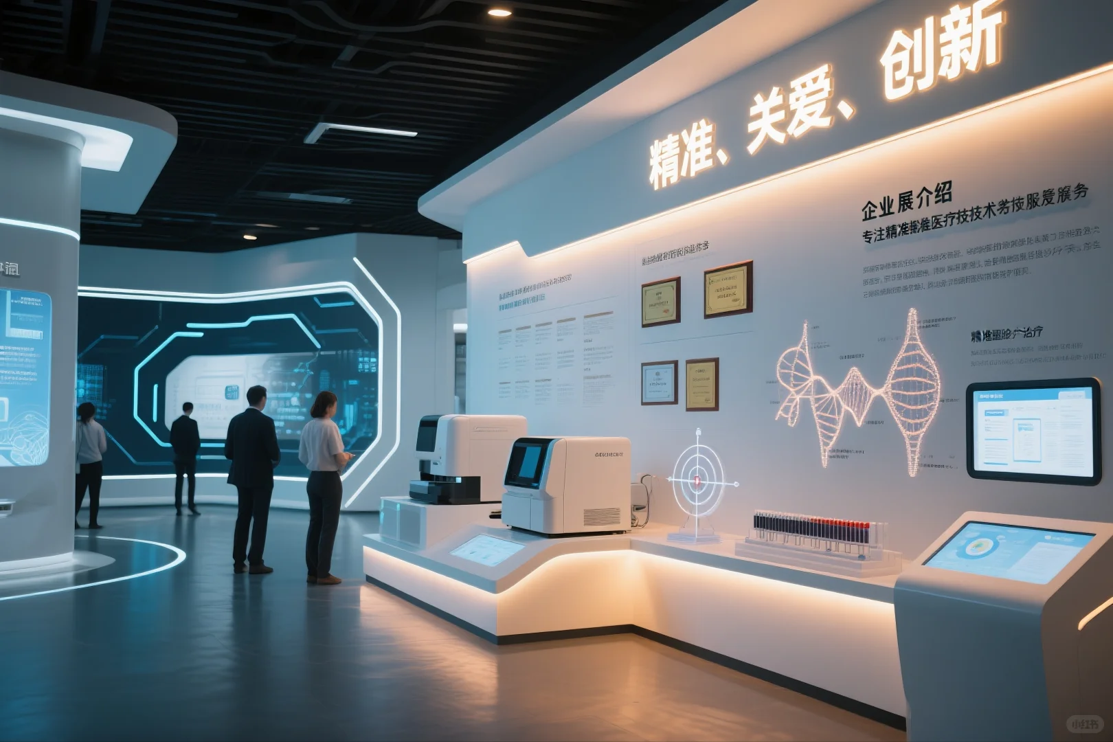 053|AI-100套展厅案例|精准医疗行业