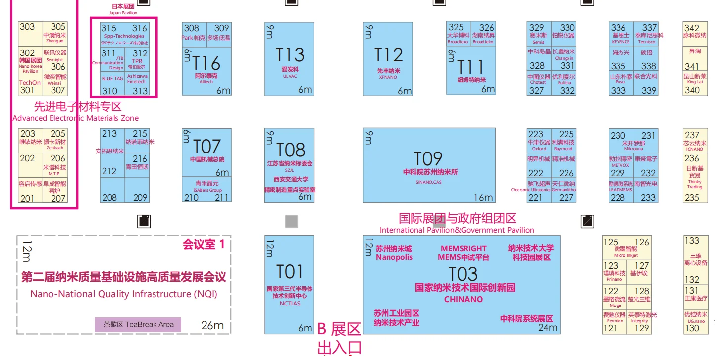 第十五届纳博会，超全展位图！先码住！