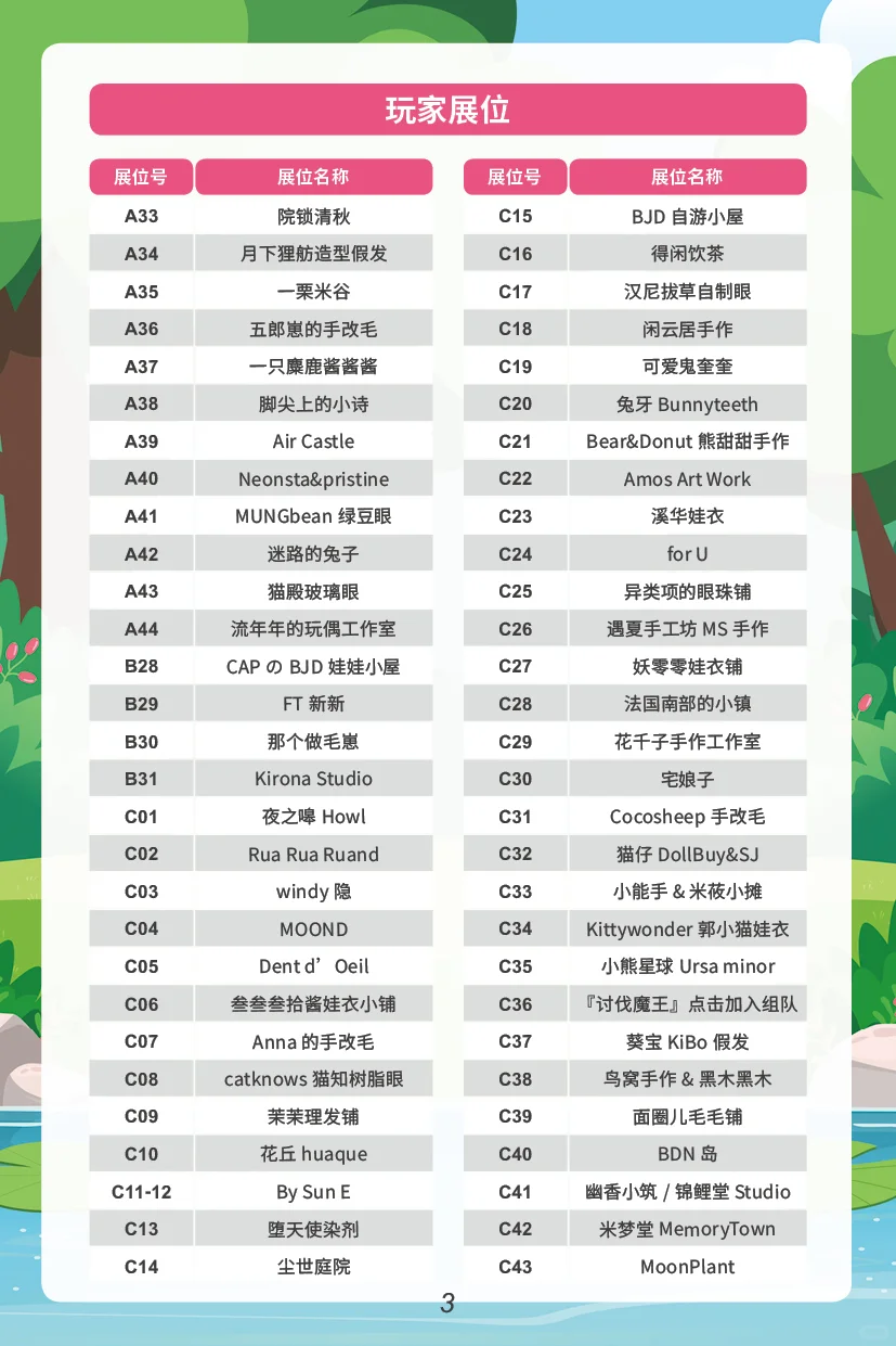 SHDP摊位图➕展商名单来新鲜出炉!