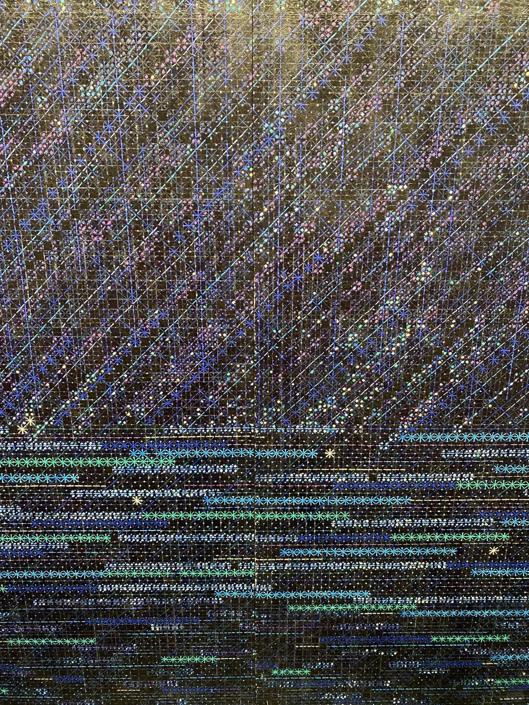 带孩子来看纤维艺术展，发挥想象力