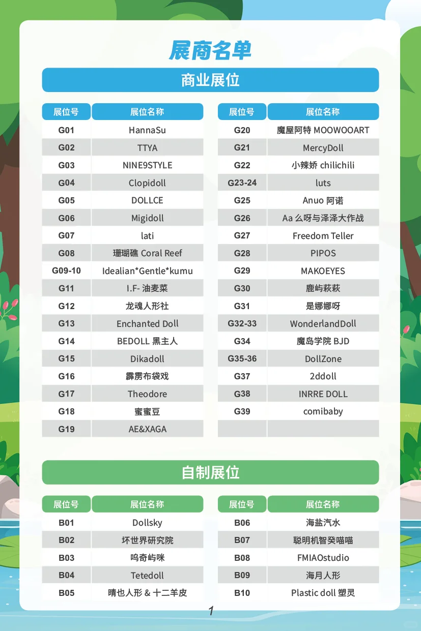 SHDP摊位图➕展商名单来新鲜出炉!
