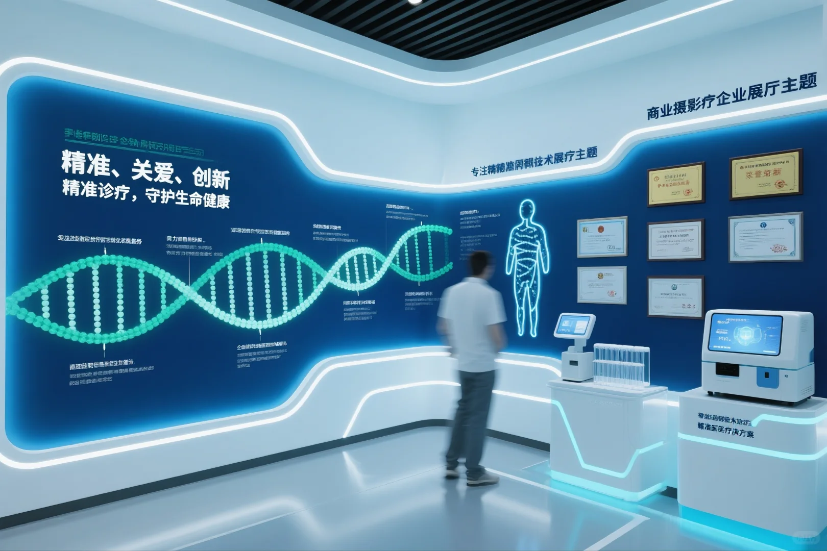 053|AI-100套展厅案例|精准医疗行业