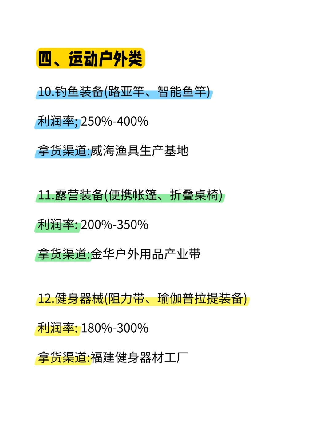 做跨境电商利润高到吓人的12个爆品