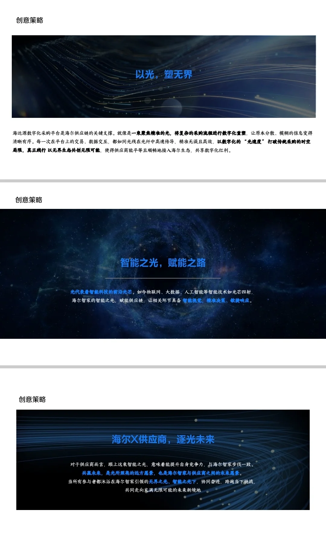 2025海尔智家全球供应商合作大会活动方案