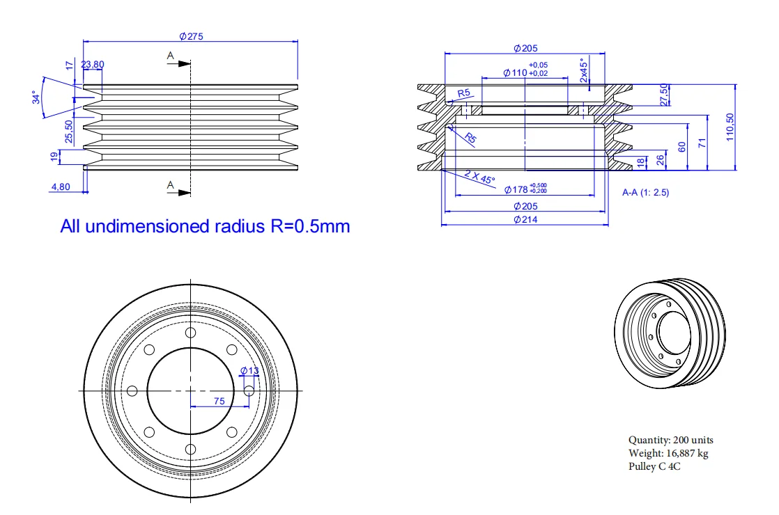 采购铸铁皮带轮