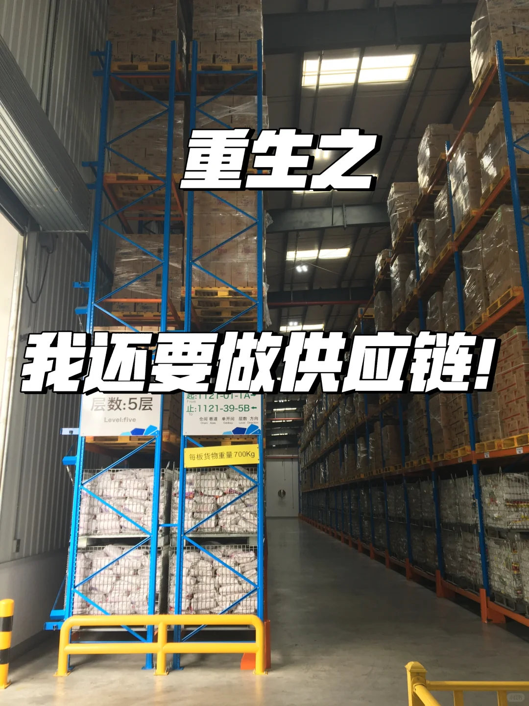 快，扶我起来，我还要做供应链！