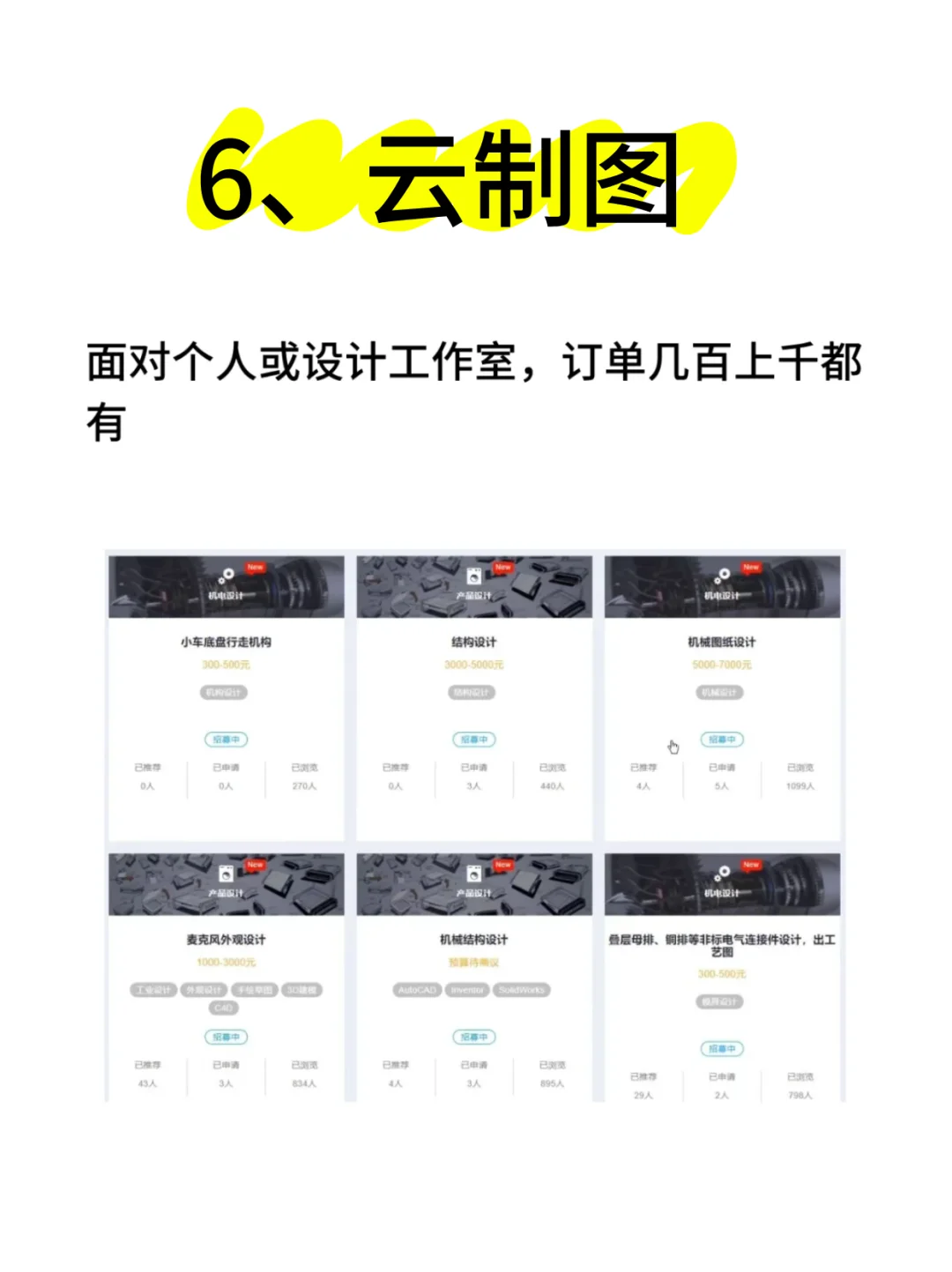 机械人必须知道的几大接单平台