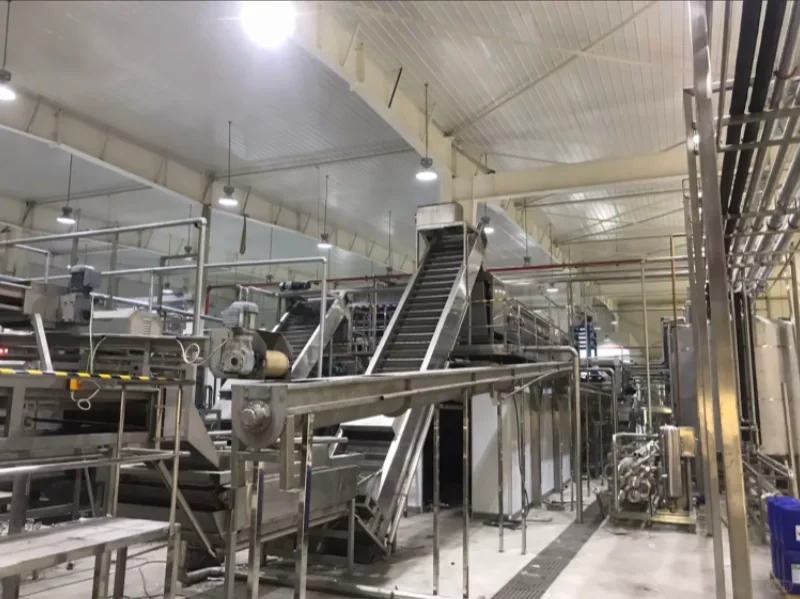 食品机械生产线的日常