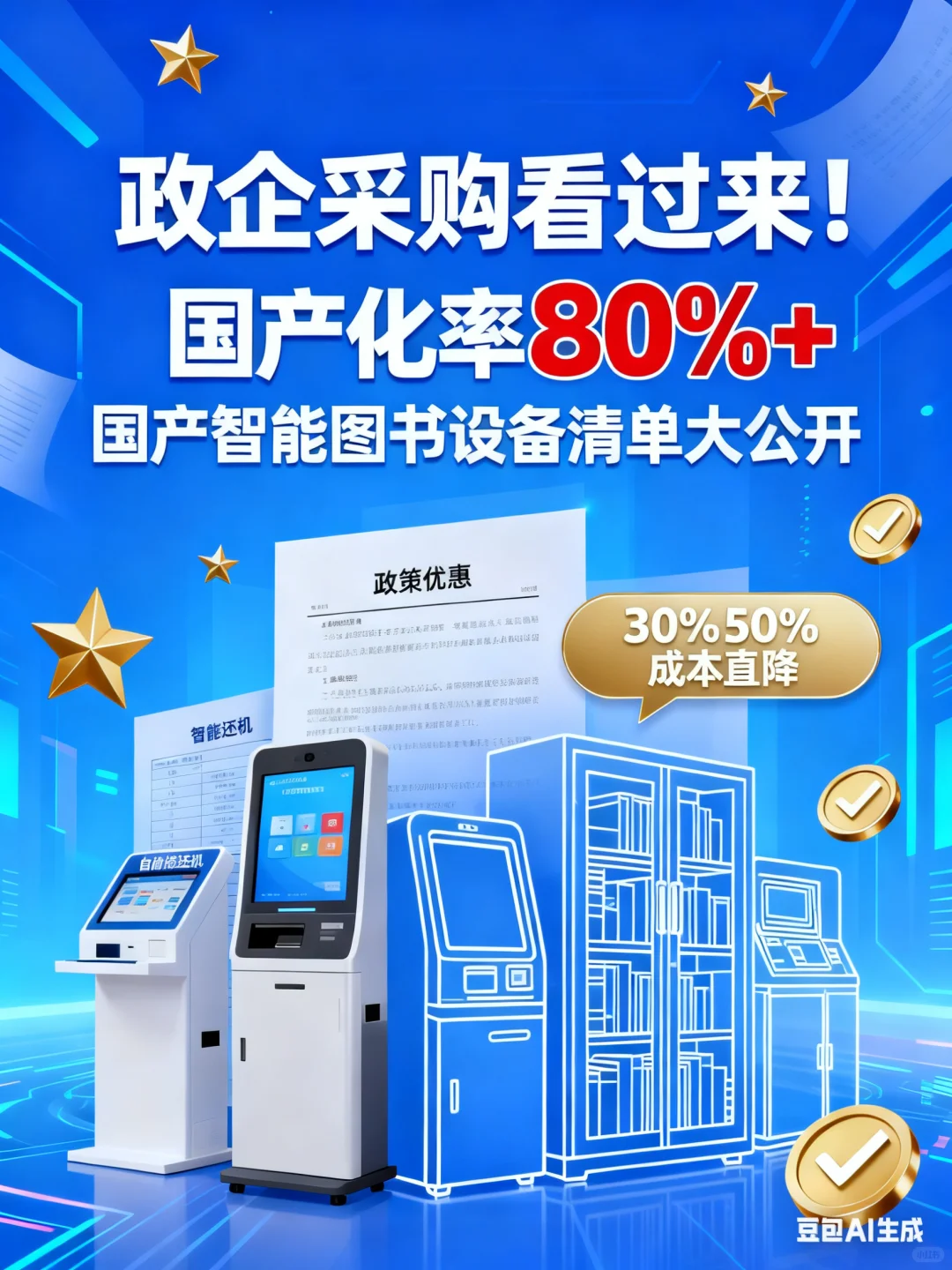 政企采购必看!国产智能图书设备清单大公开
