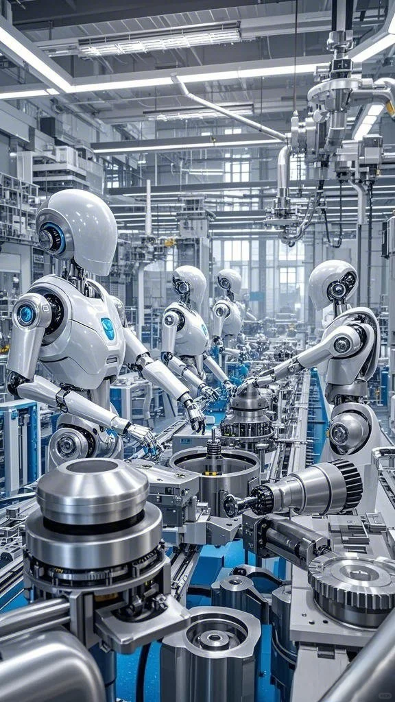 工厂流水线人类的挽歌