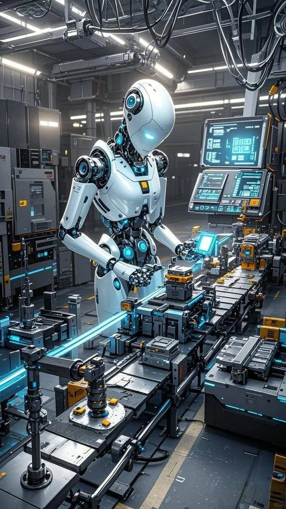 工厂流水线人类的挽歌