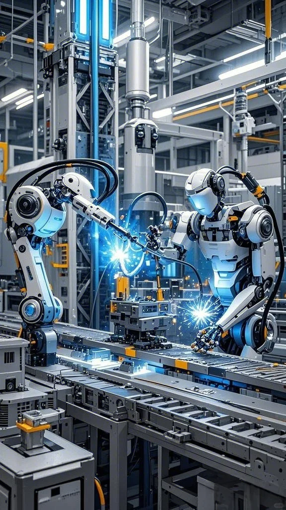 工厂流水线人类的挽歌