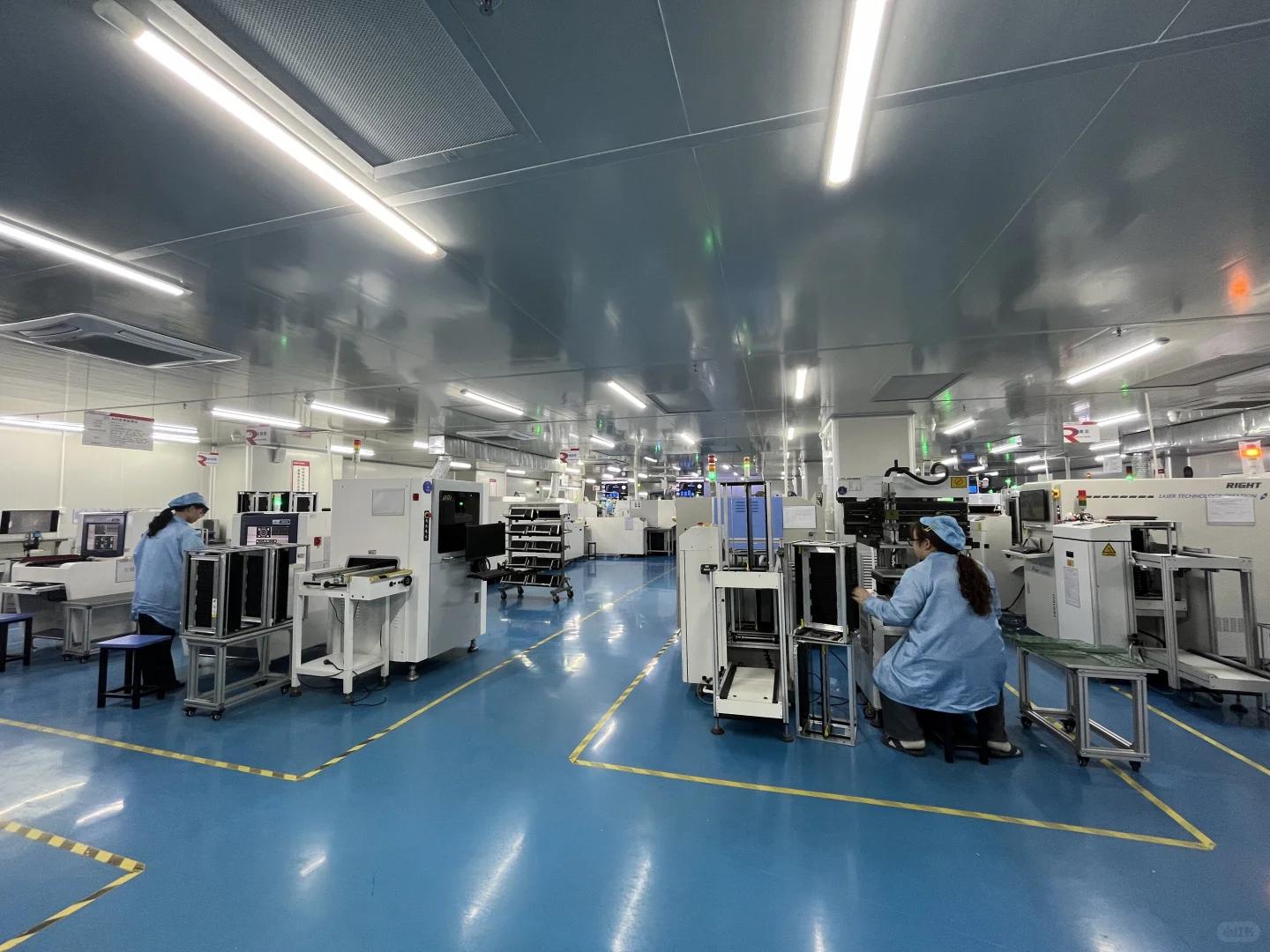 今天带你们看看！我们的pcba工厂