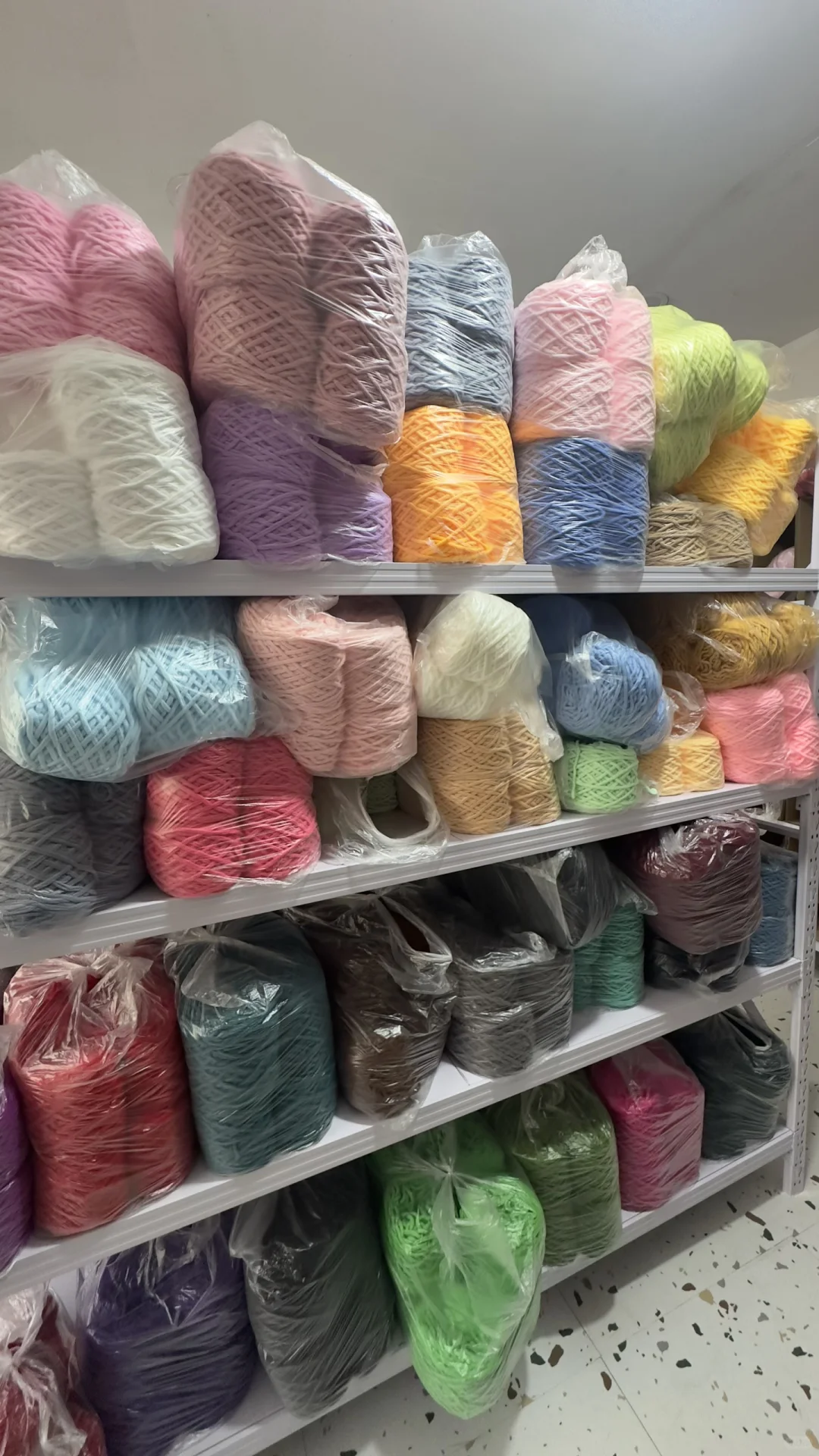 在蠡县的毛线市场逛得不知天地为何物了