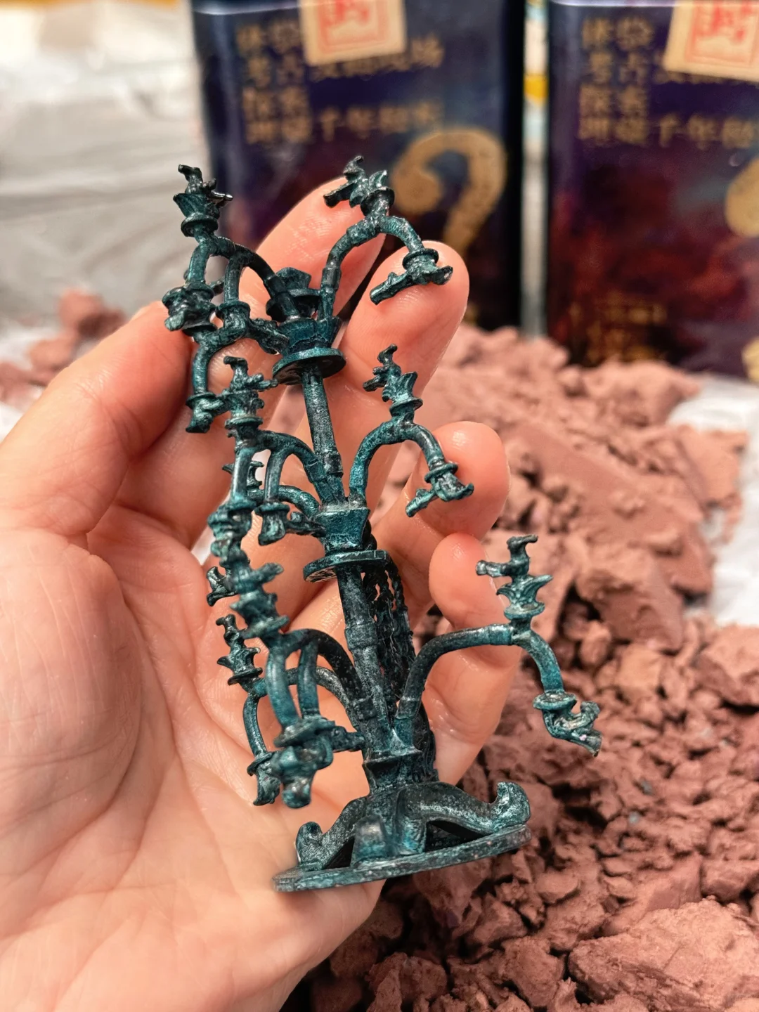 三星堆考古盲盒第二弹开出了青铜神树