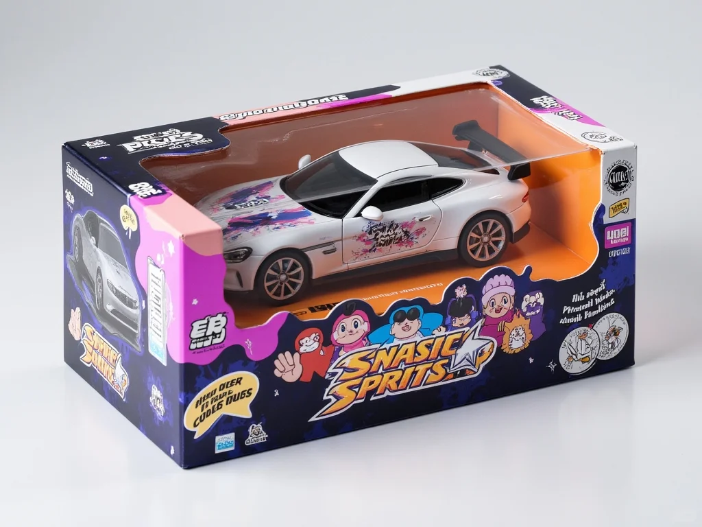 一系列花里胡哨的彩盒形状图适合各类玩具