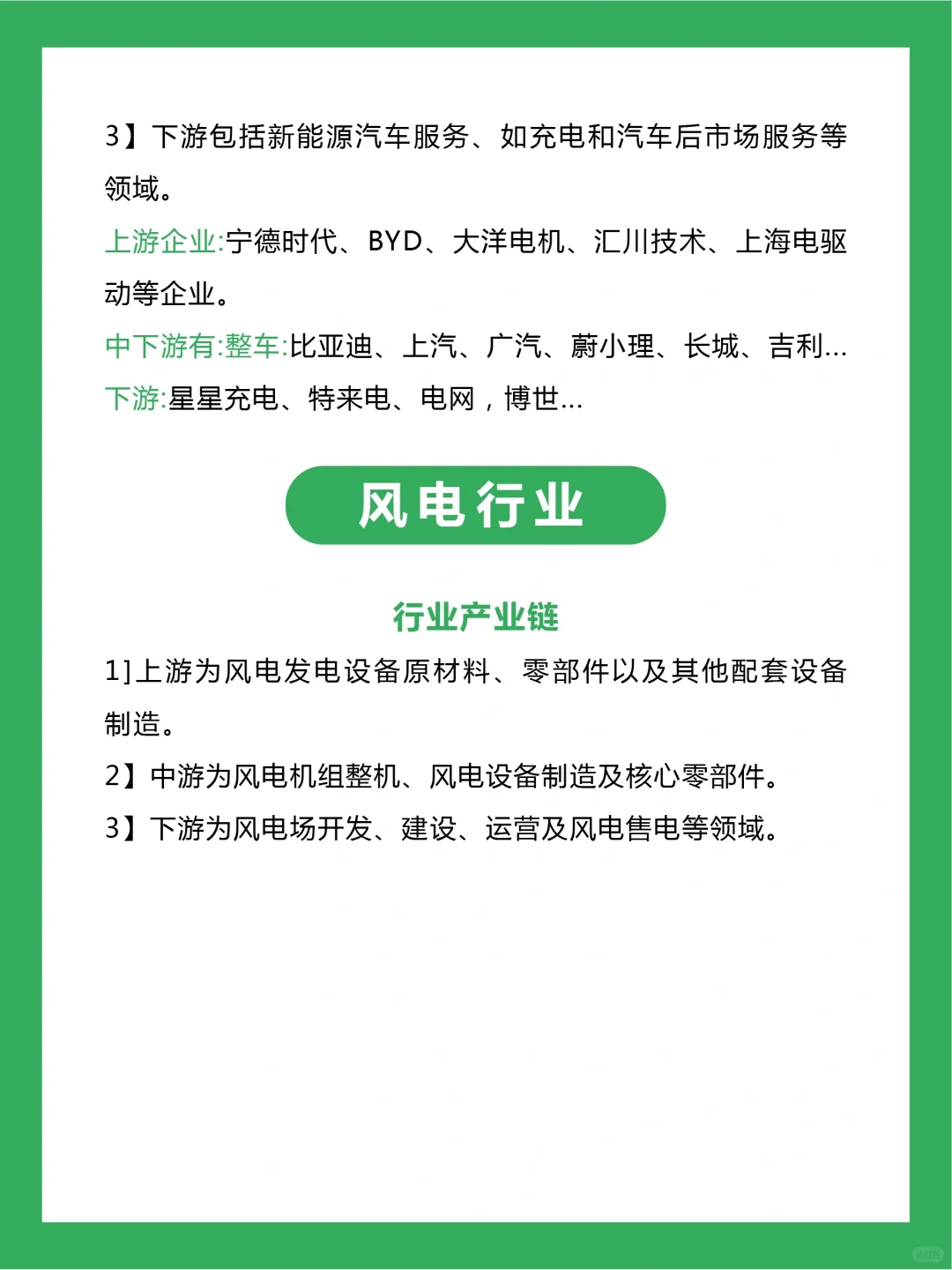 ?一篇了解,新能源六大核心领域❗️