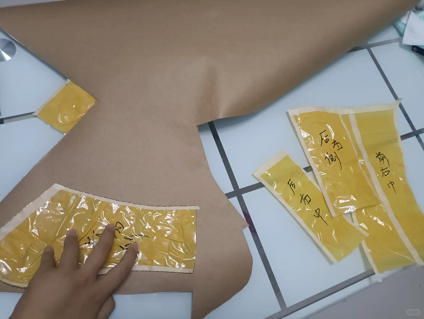 【亲测超精准简单！胶带立体剪裁法?】