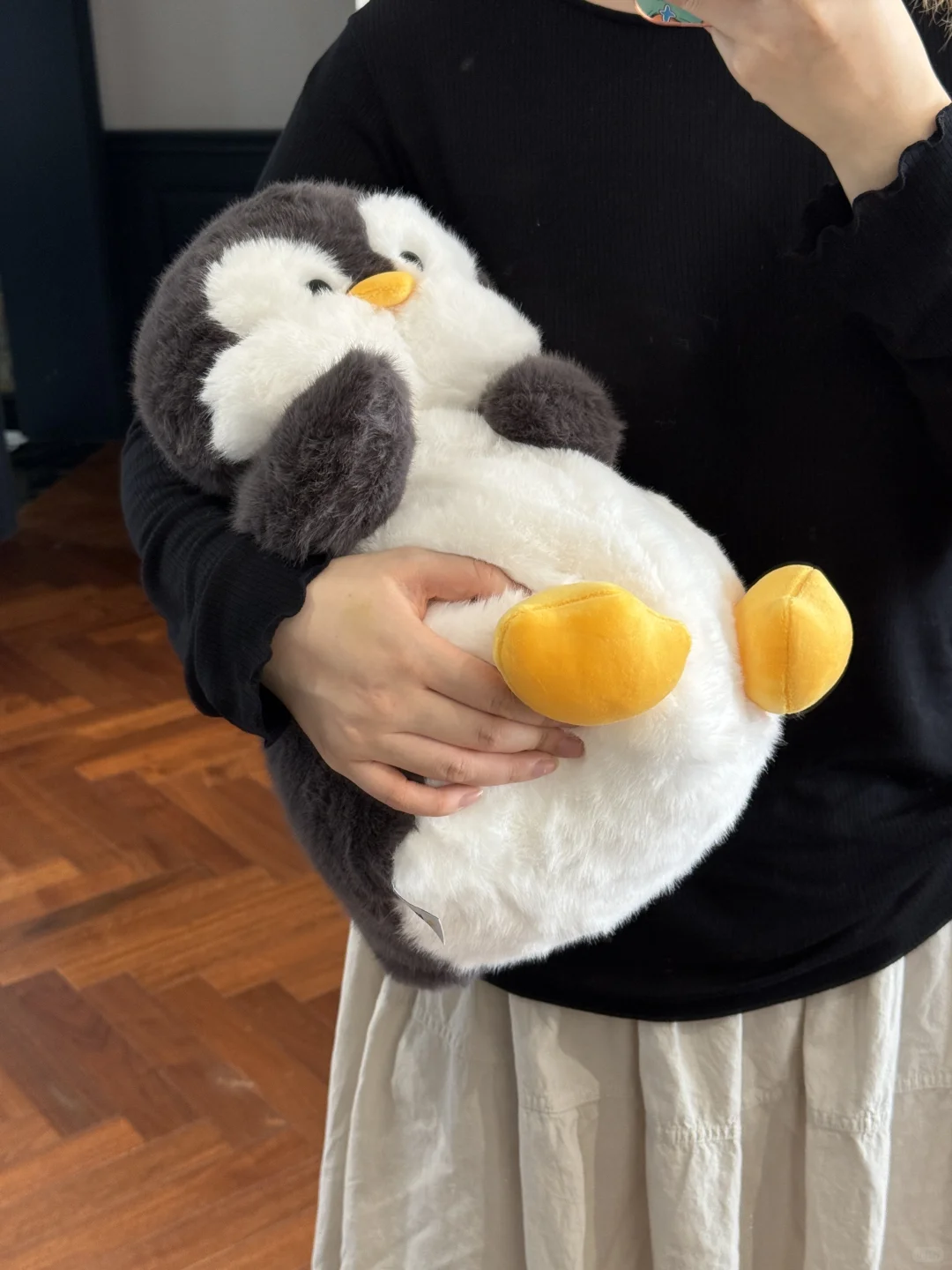 小企鹅，你抱起来好舒服呀～～