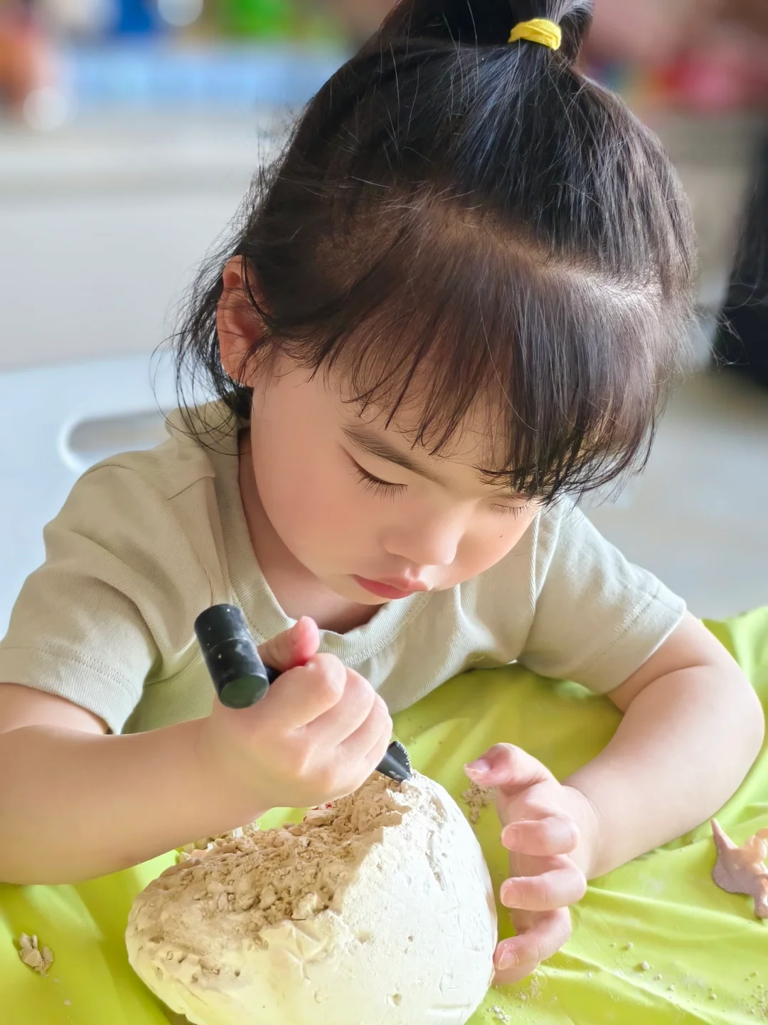 宝妈解放双手神奇！七彩恐龙蛋考古?