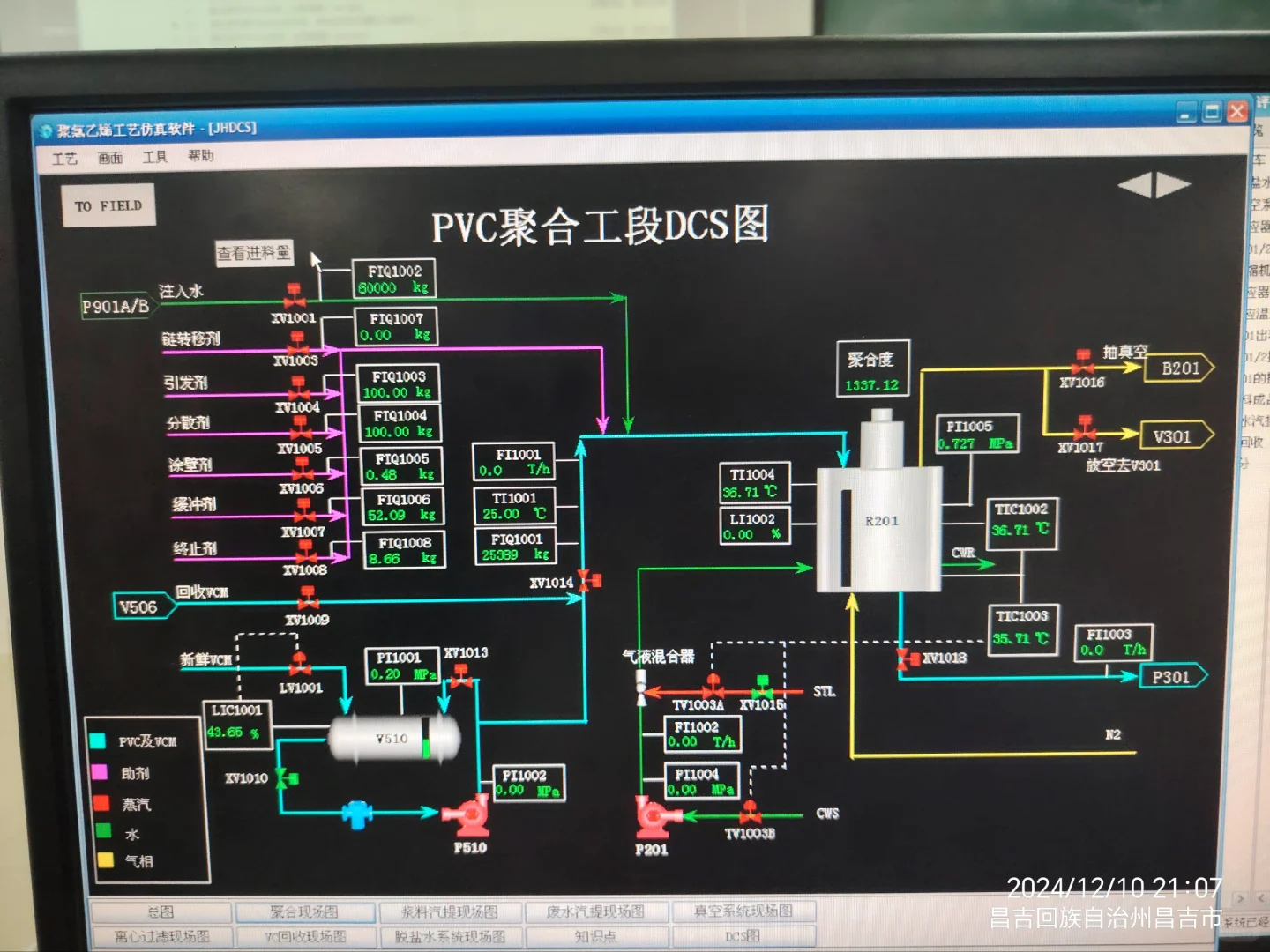 聚乙烯单元仿真操作