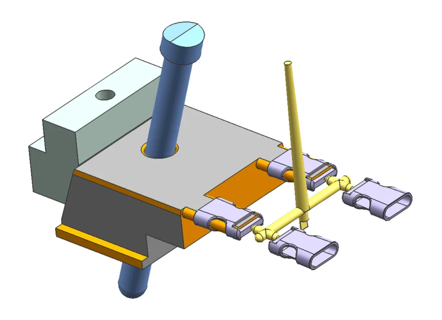 背包带扣外壳注塑模具设计