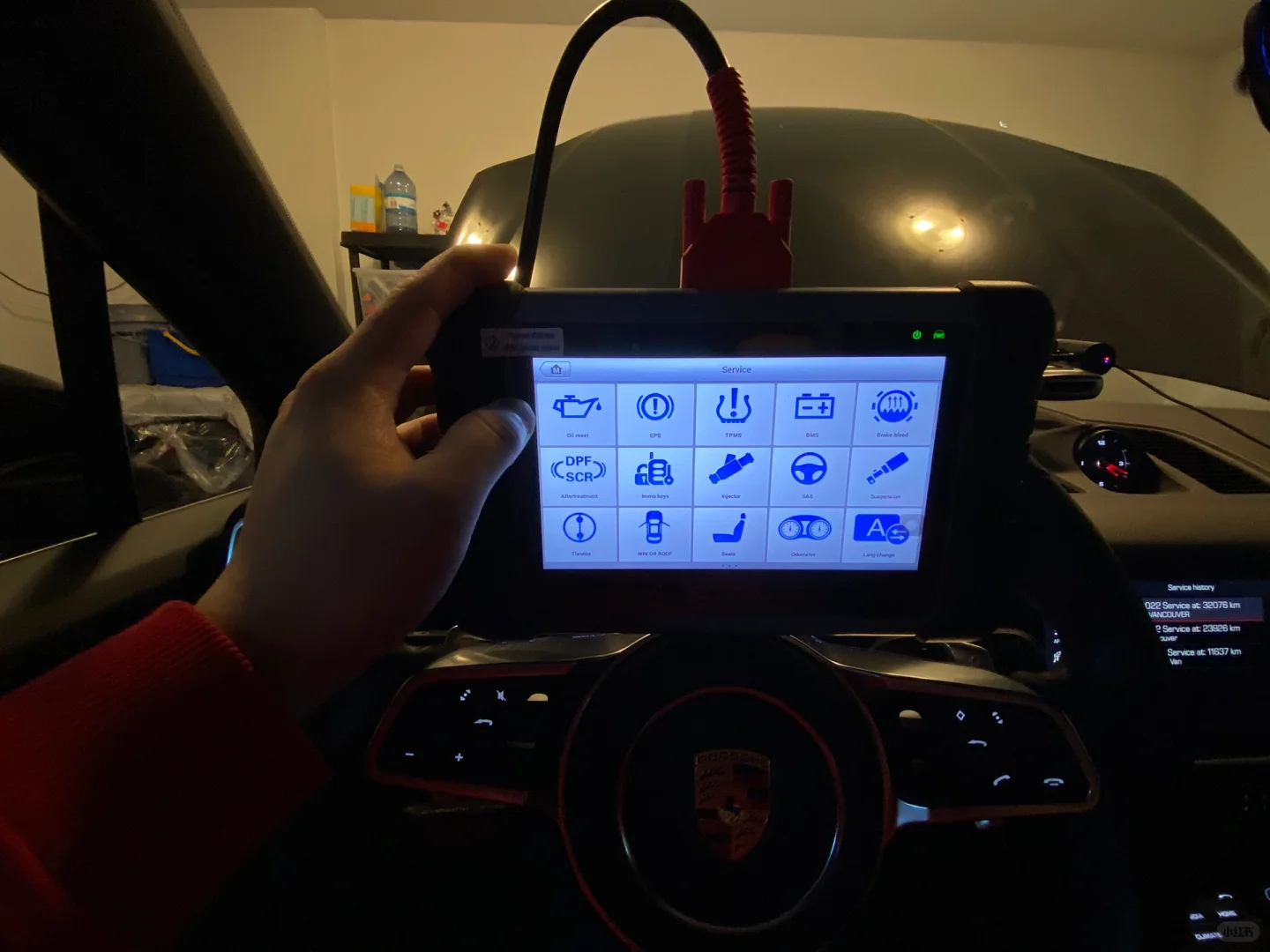 挑战汽修新高度 #保时捷卡宴 换油保养