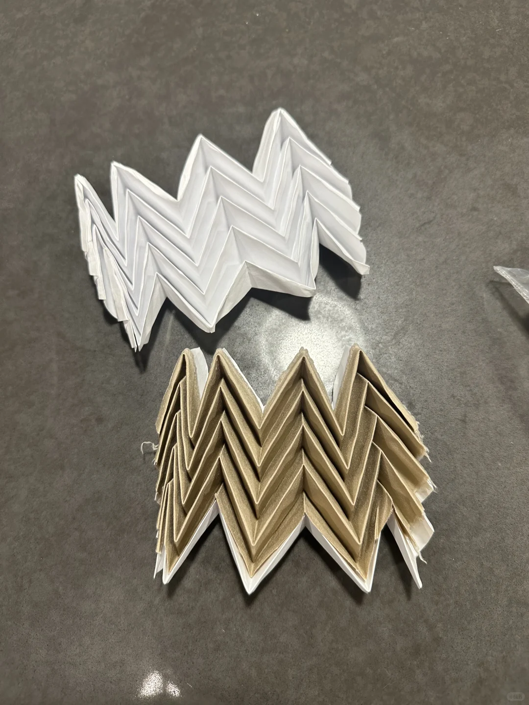 折纸褶皱肌理面料