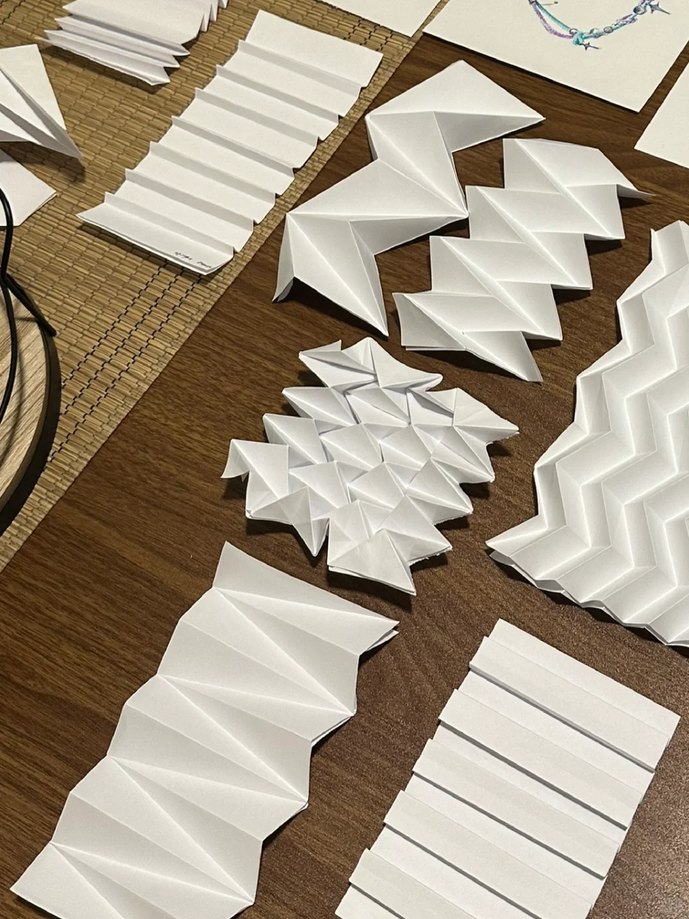 折纸褶皱肌理面料