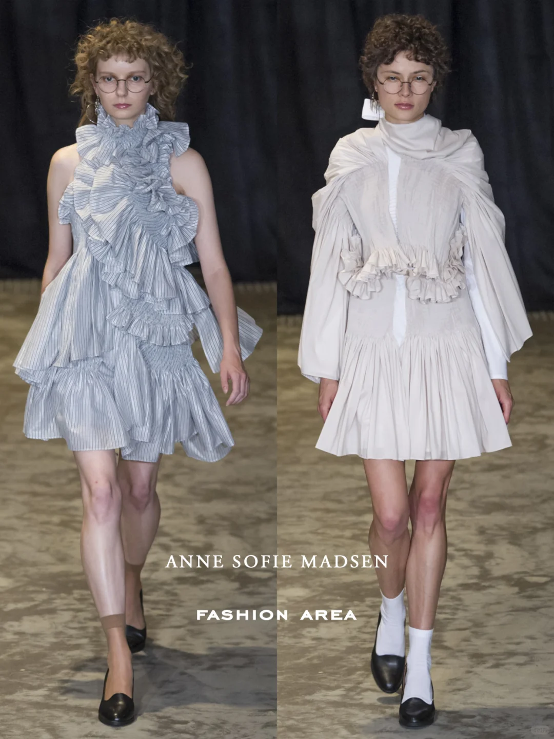 Anne Sofie Madsen 2017SS|鬼才拼接和褶皱
