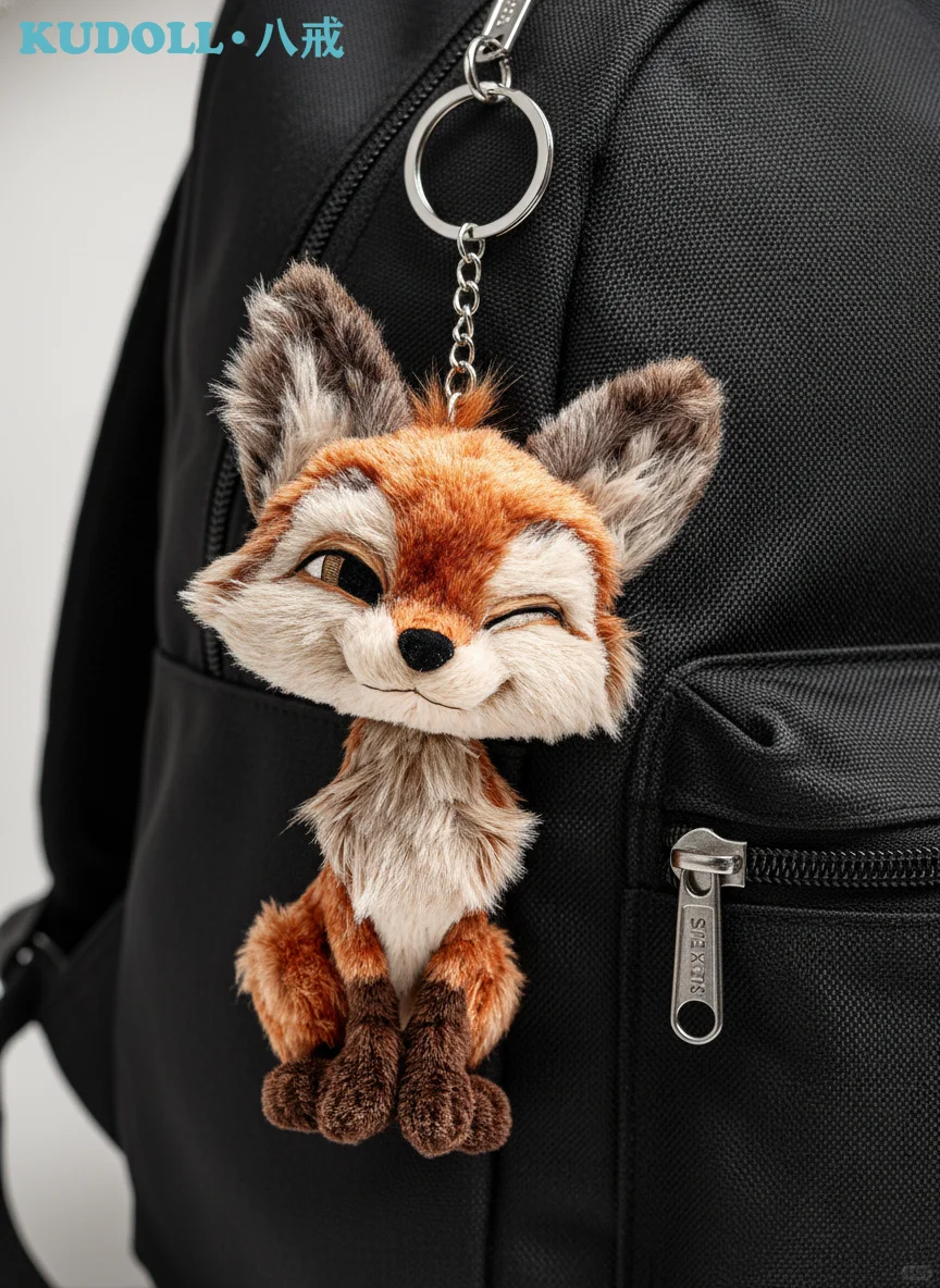 这只狐狸毛绒外表包着坏笑的灵魂