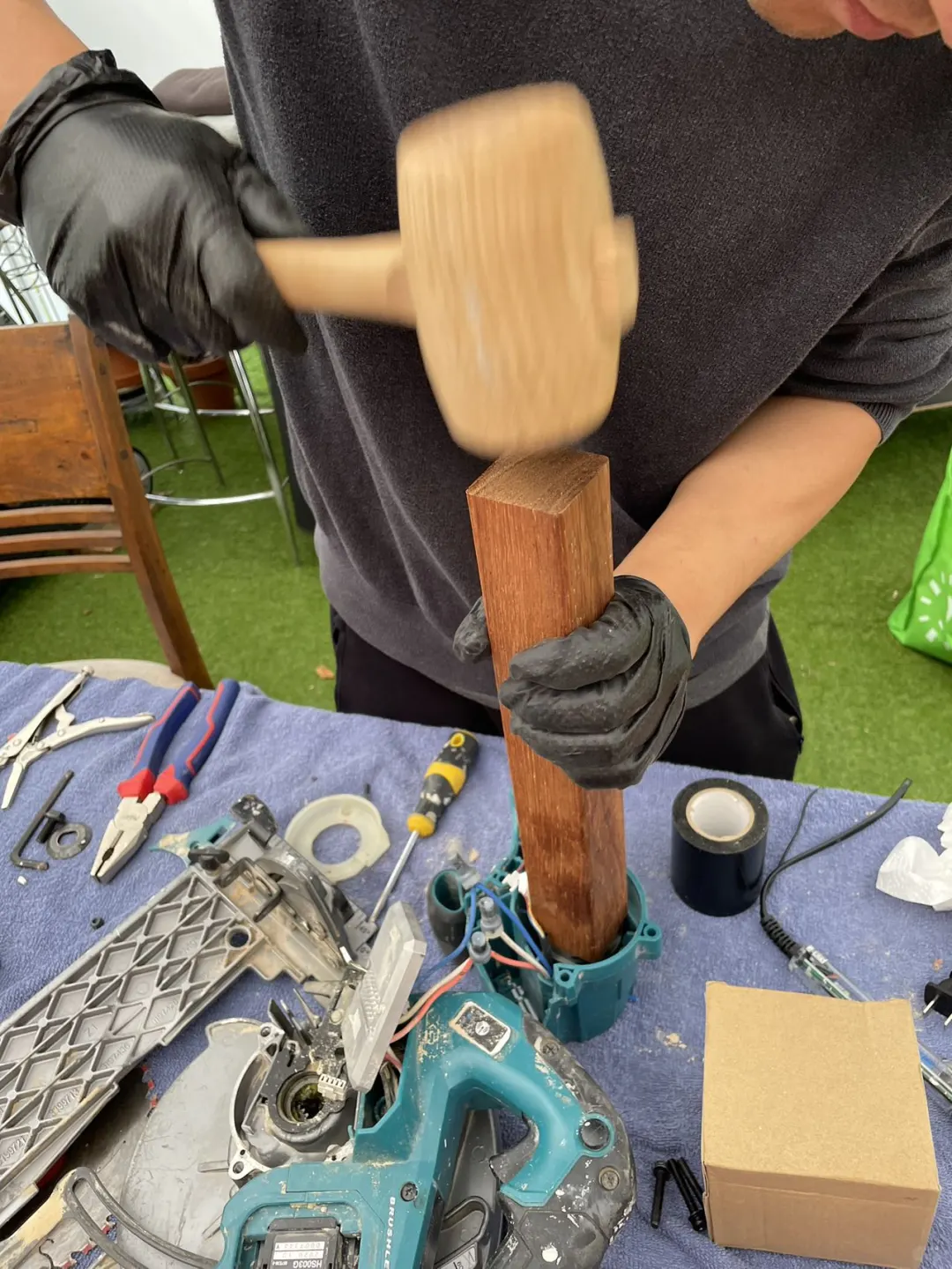 Makita XGT 185mm 圆锯进水维修