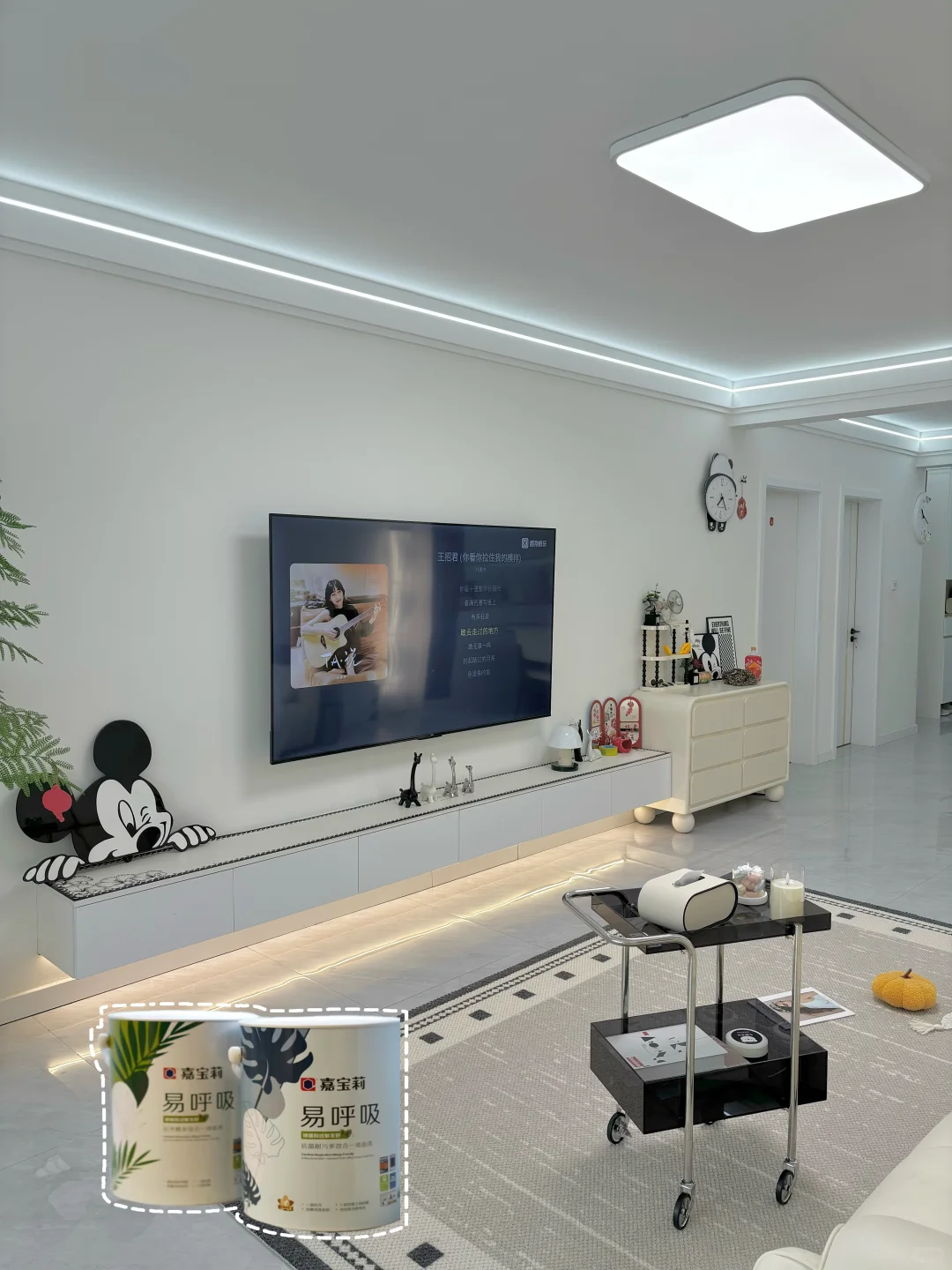 允许我嘚瑟一下，通刷乳胶漆也能装出理想小