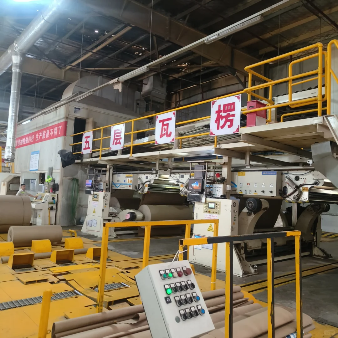 哇，原来瓦楞纸生产现场长这样！