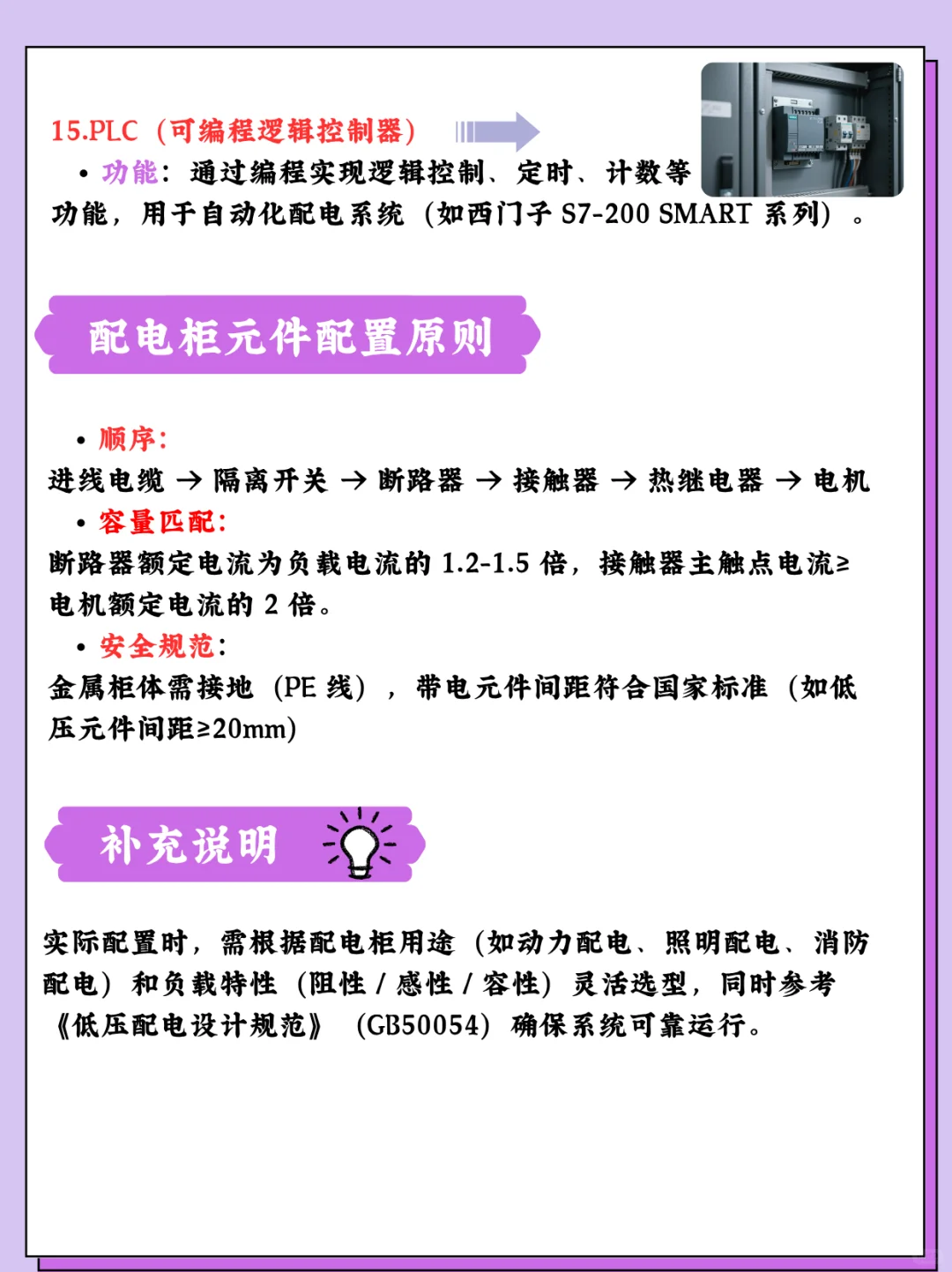 ?电工小白必看！配电柜里藏着的零件详细