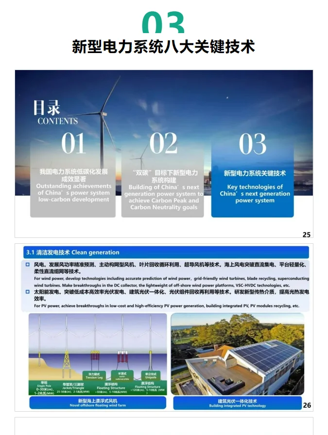 舒印彪最新PPT：新型电力系统需建四大体系