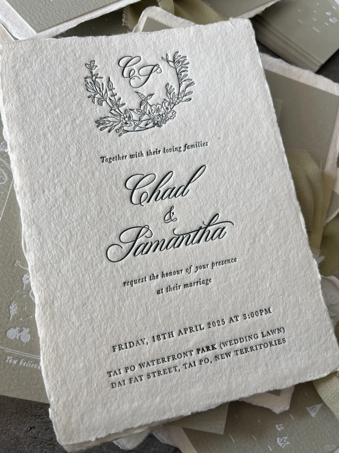 古法手工毛边纸 低调的奢华 letterpress