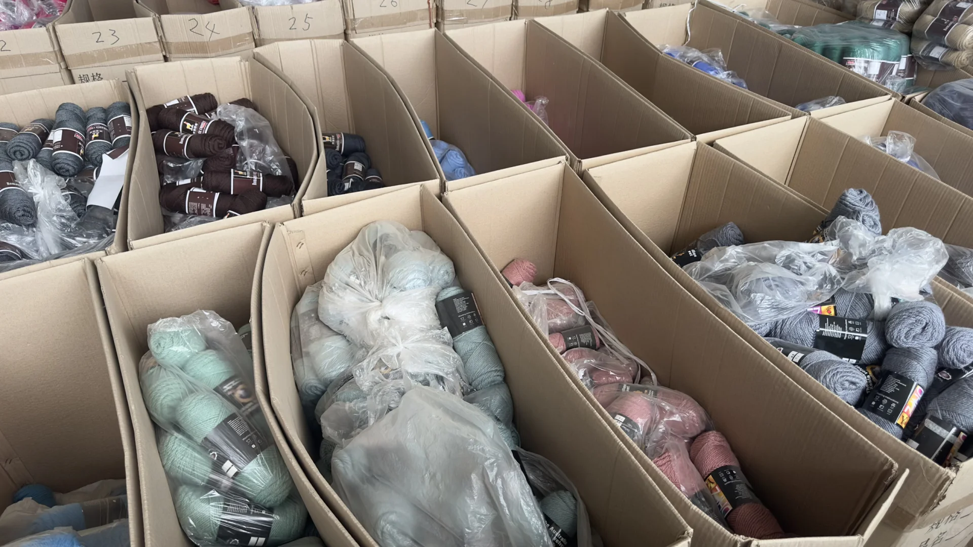 在蠡县的毛线市场逛得不知天地为何物了