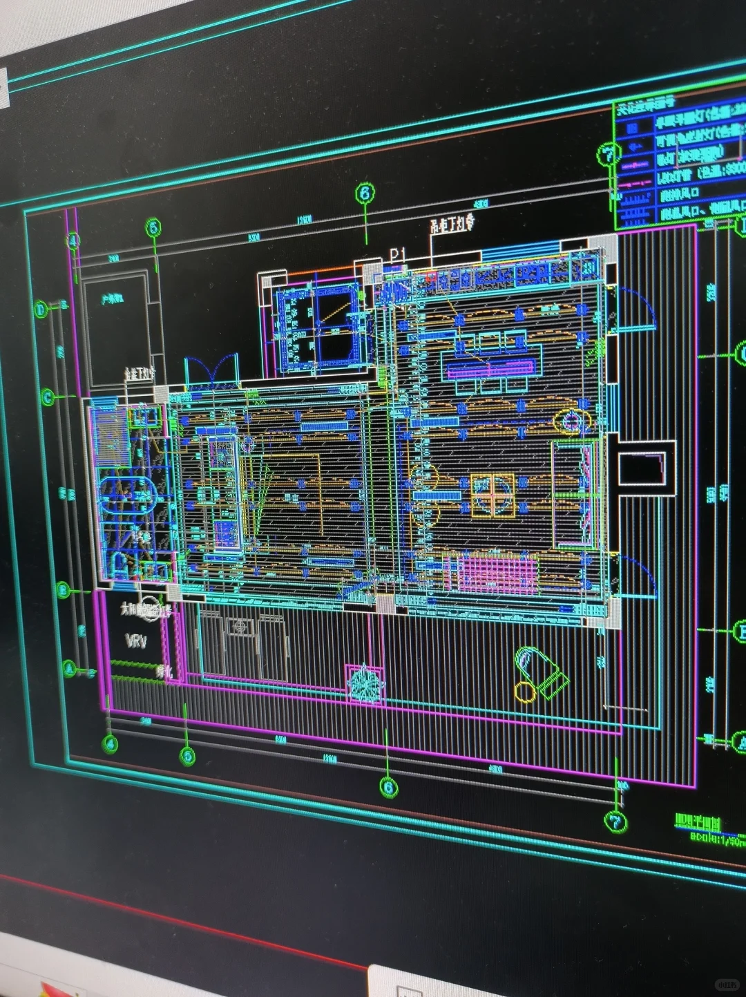 电器系统设计-配电系统CAD图纸