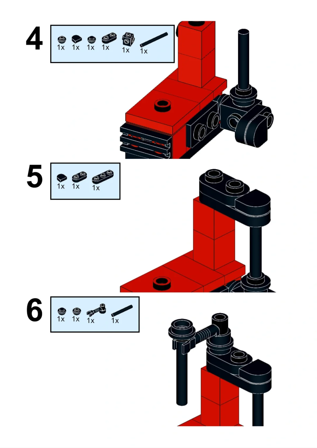 Moc图纸|车辆维修工具 拆胎机和千斤顶