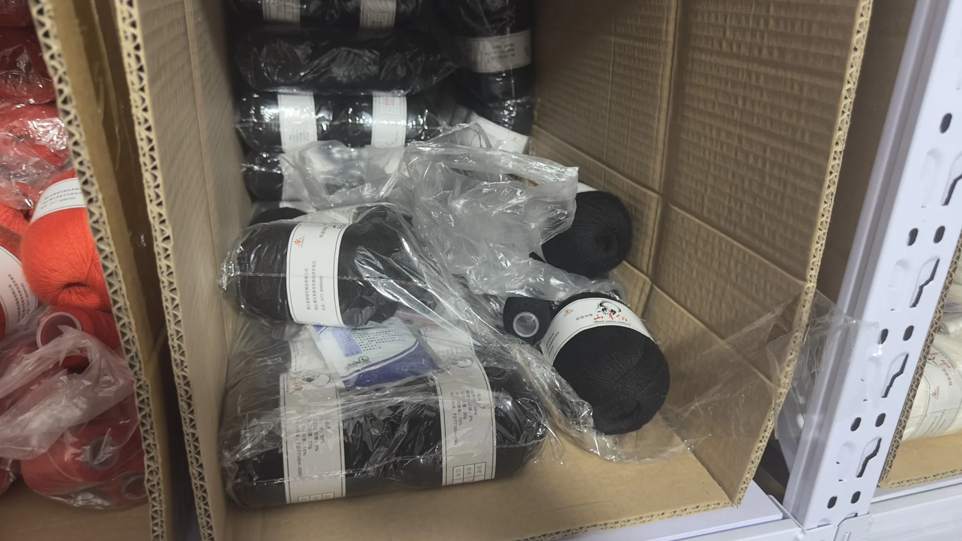 在蠡县的毛线市场逛得不知天地为何物了