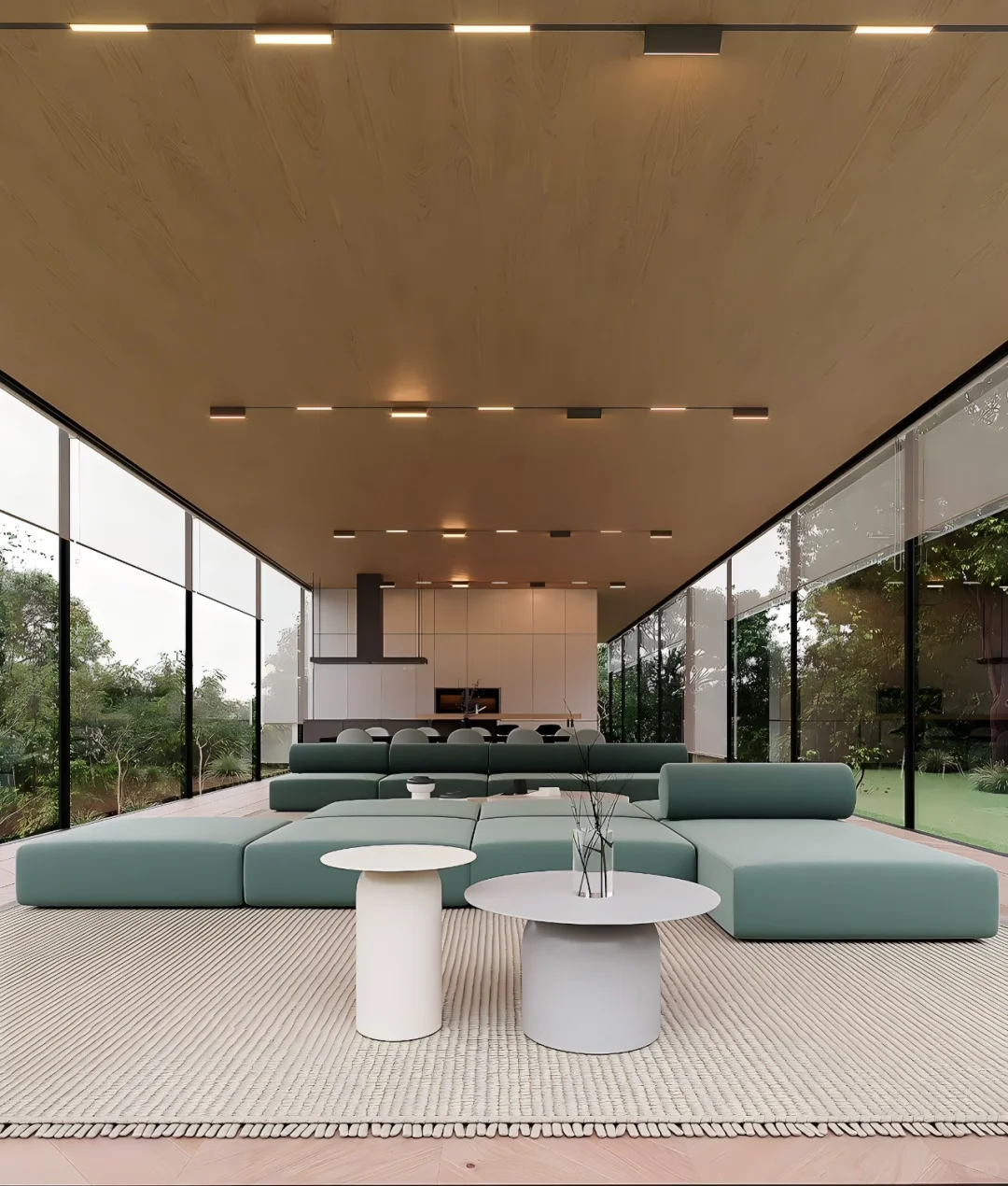 建筑住宅分享｜超极简玻璃梦幻房