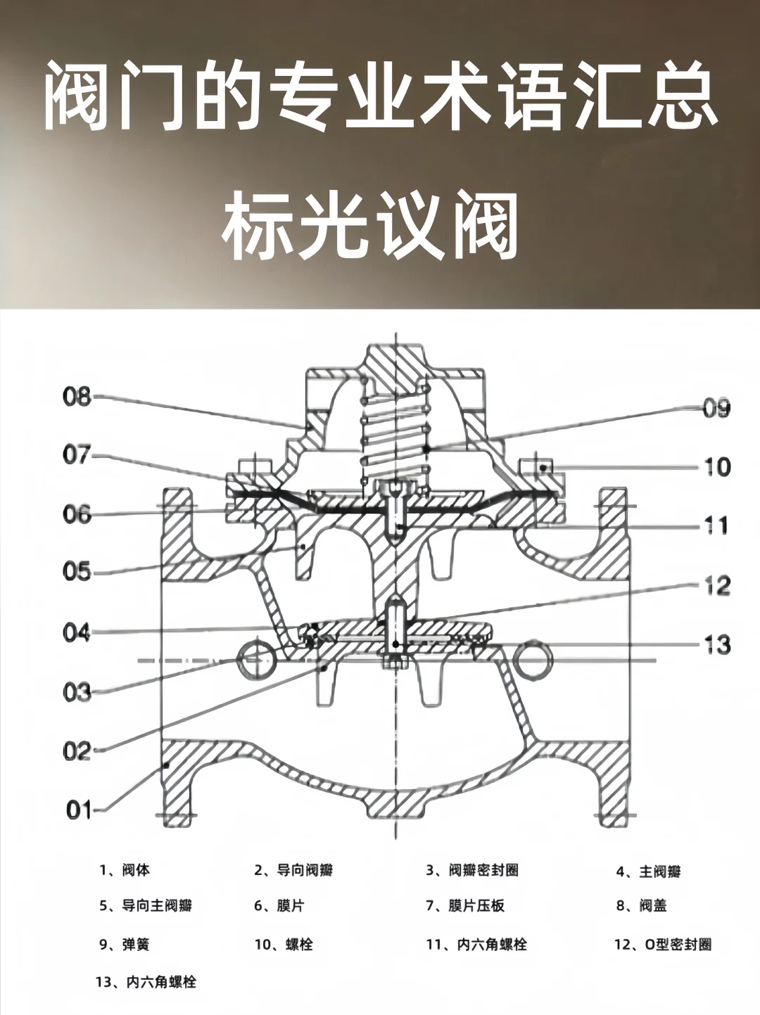 阀门的专用术语有哪些？标光议阀