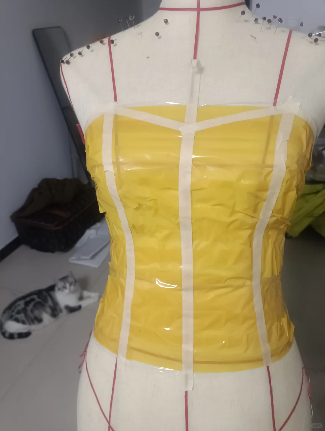 【亲测超精准简单！胶带立体剪裁法?】